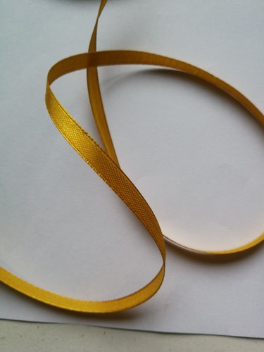 Satinband gold 6 - 5,