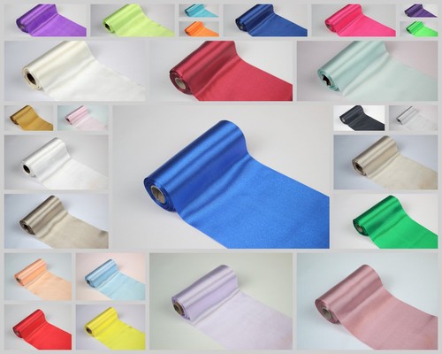 Satin stoff rolle tischläufer - stoff,