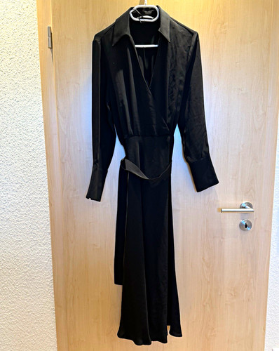 Mng damen wickelkleid satin - mng,