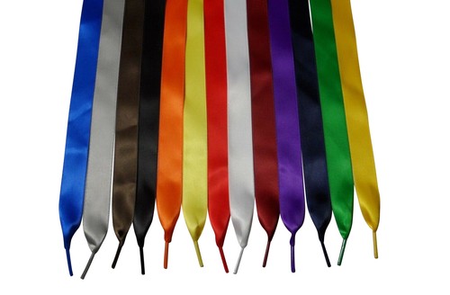 Satin schnürsenkel laces - satin, deko
