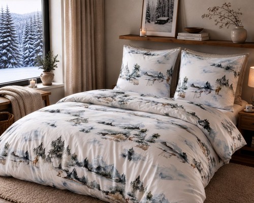 Mako satin bettwäsche winter - mako,