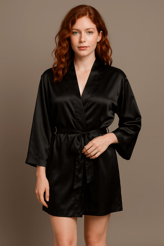 Satin damen kimono - damen-kimono, mit